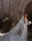 Austin Lace Trim Veil
