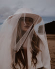 Tulle Blusher Boater Hat