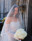 Austin Lace Trim Veil