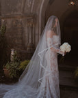 Austin Lace Trim Veil