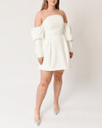 Audrey Mini Dress with Detachable Sleeves
