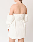 Audrey Mini Dress with Detachable Sleeves