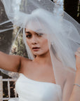 Gathered 2-Tier Tulle Veil
