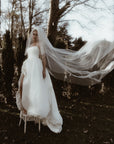 Gathered 2-Tier Tulle Veil