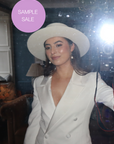 Boater Hat Ivory