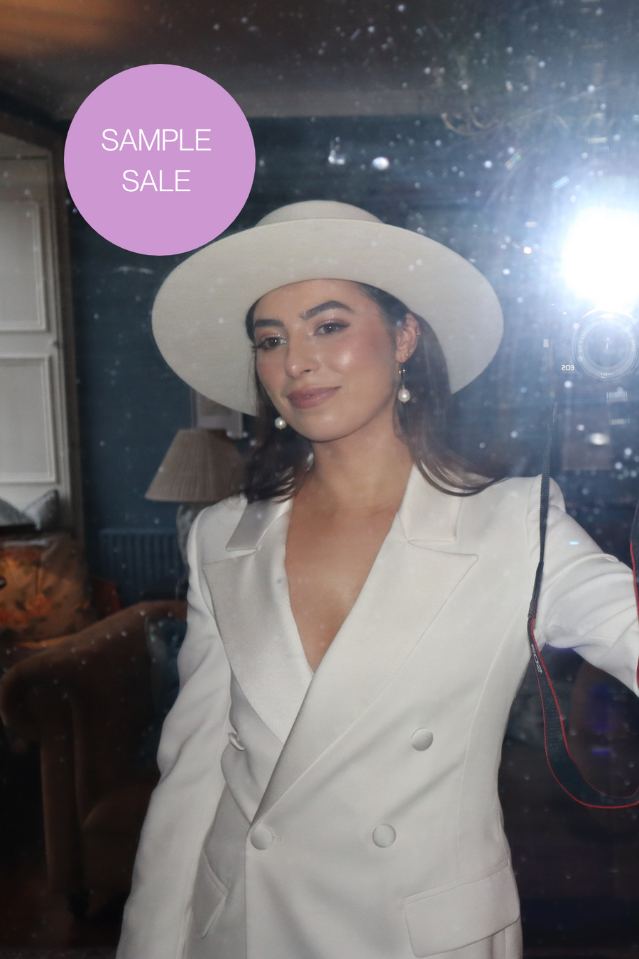 Boater Hat Ivory