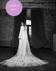 300cm Ruffle Straight Edge Veil