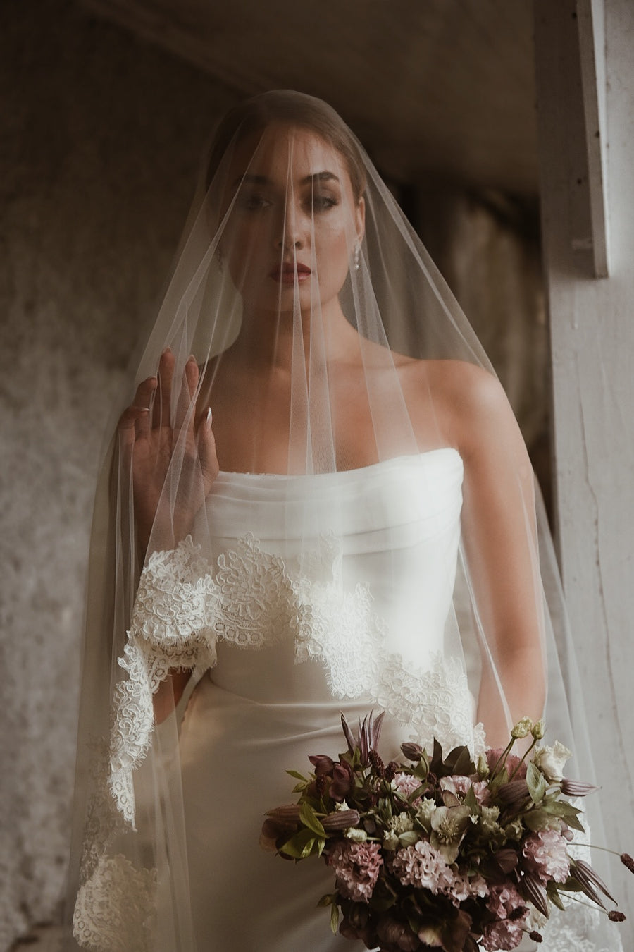 Lexi Corded Lace Veil