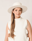 Boater Hat Ivory