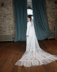 300cm Ruffle Straight Edge Veil