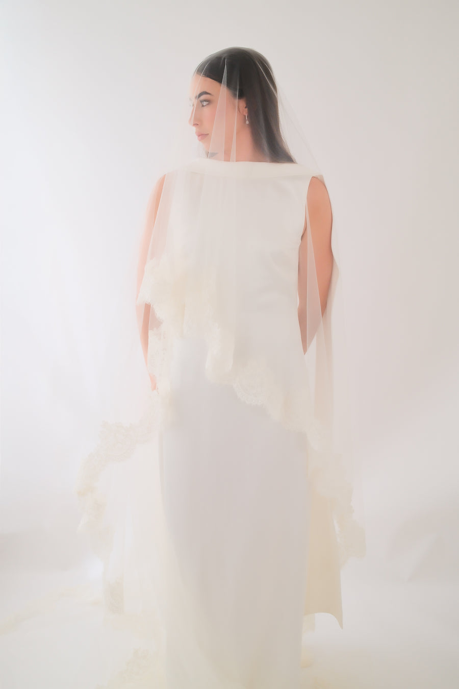 Lexi Corded Lace Veil
