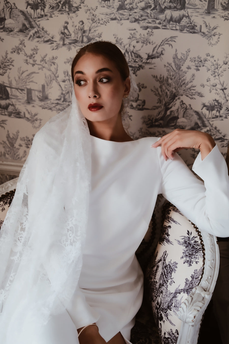 Abbott Lace Mantilla Style Veil