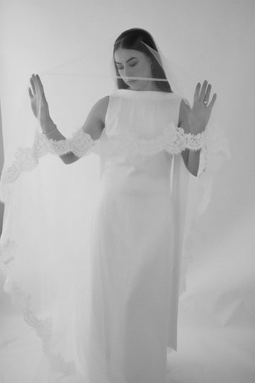 Lexi Corded Lace Veil
