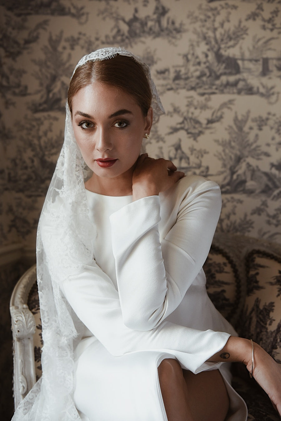 Abbott Lace Mantilla Style Veil