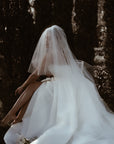 Gathered 2-Tier Tulle Veil
