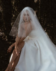 Gathered 2-Tier Tulle Veil