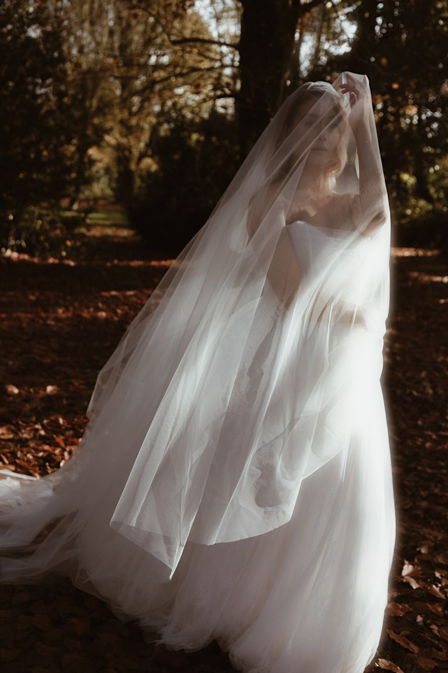 Long Blusher Tulle Veil