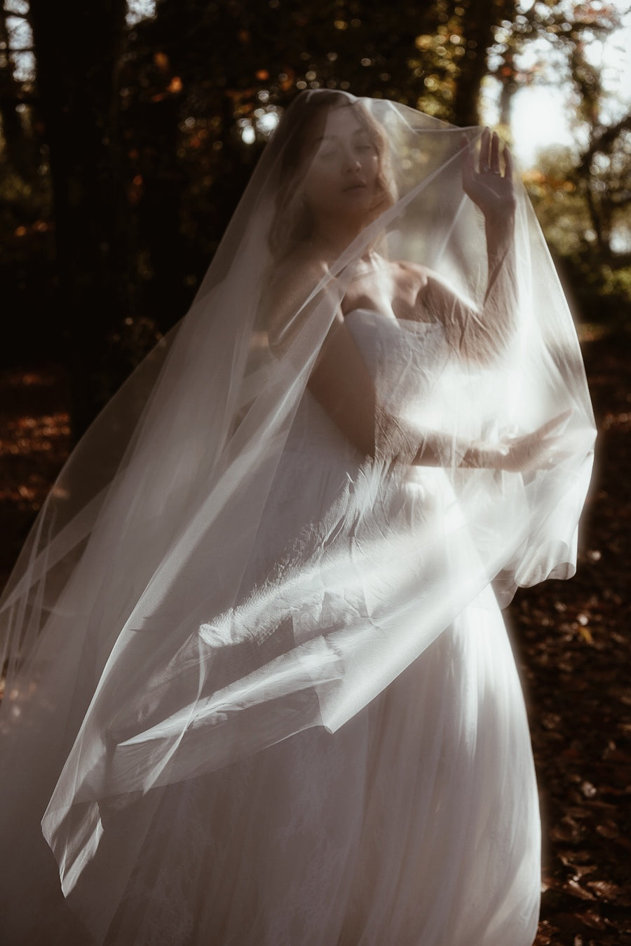 Long Blusher Tulle Veil