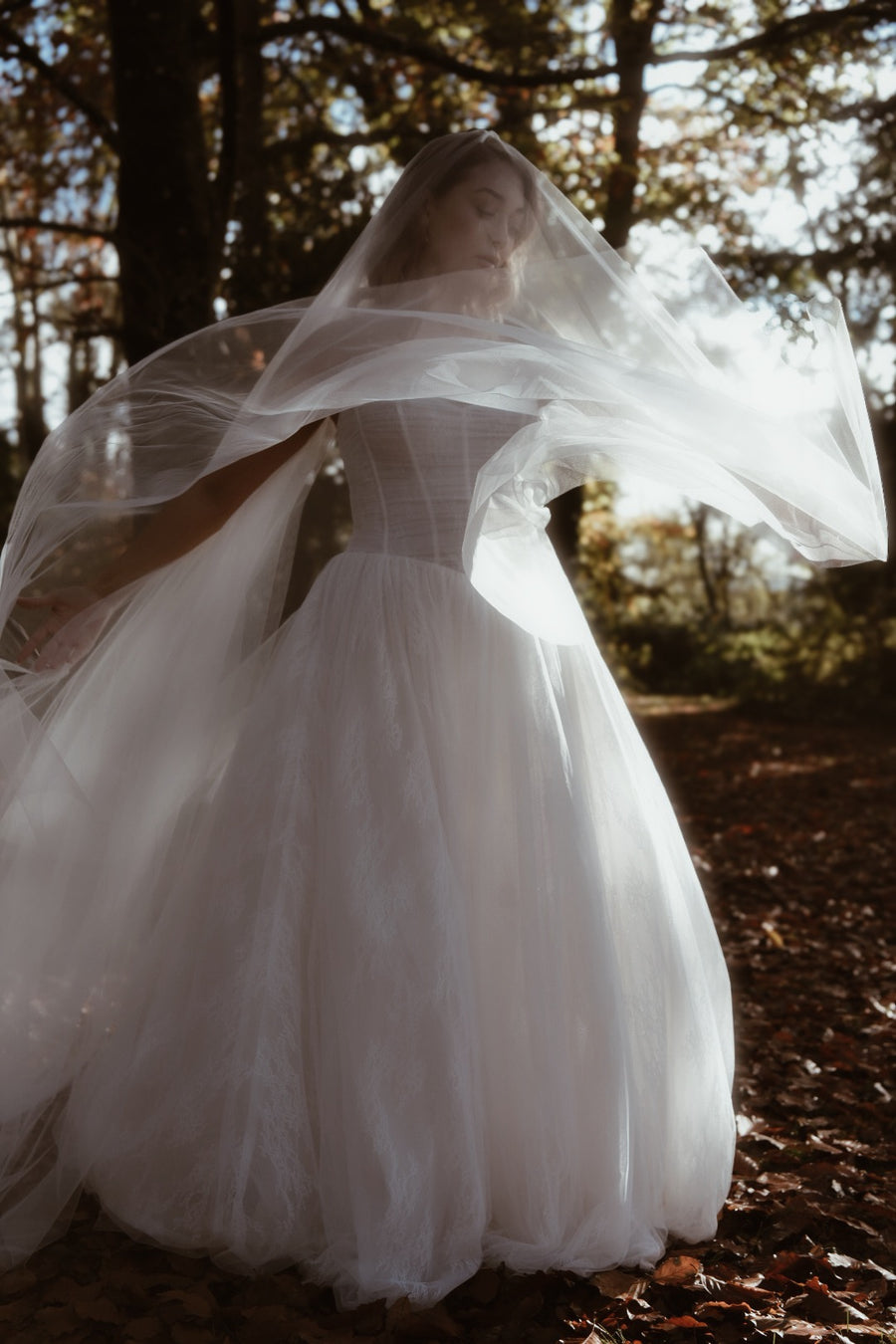 Long Blusher Tulle Veil