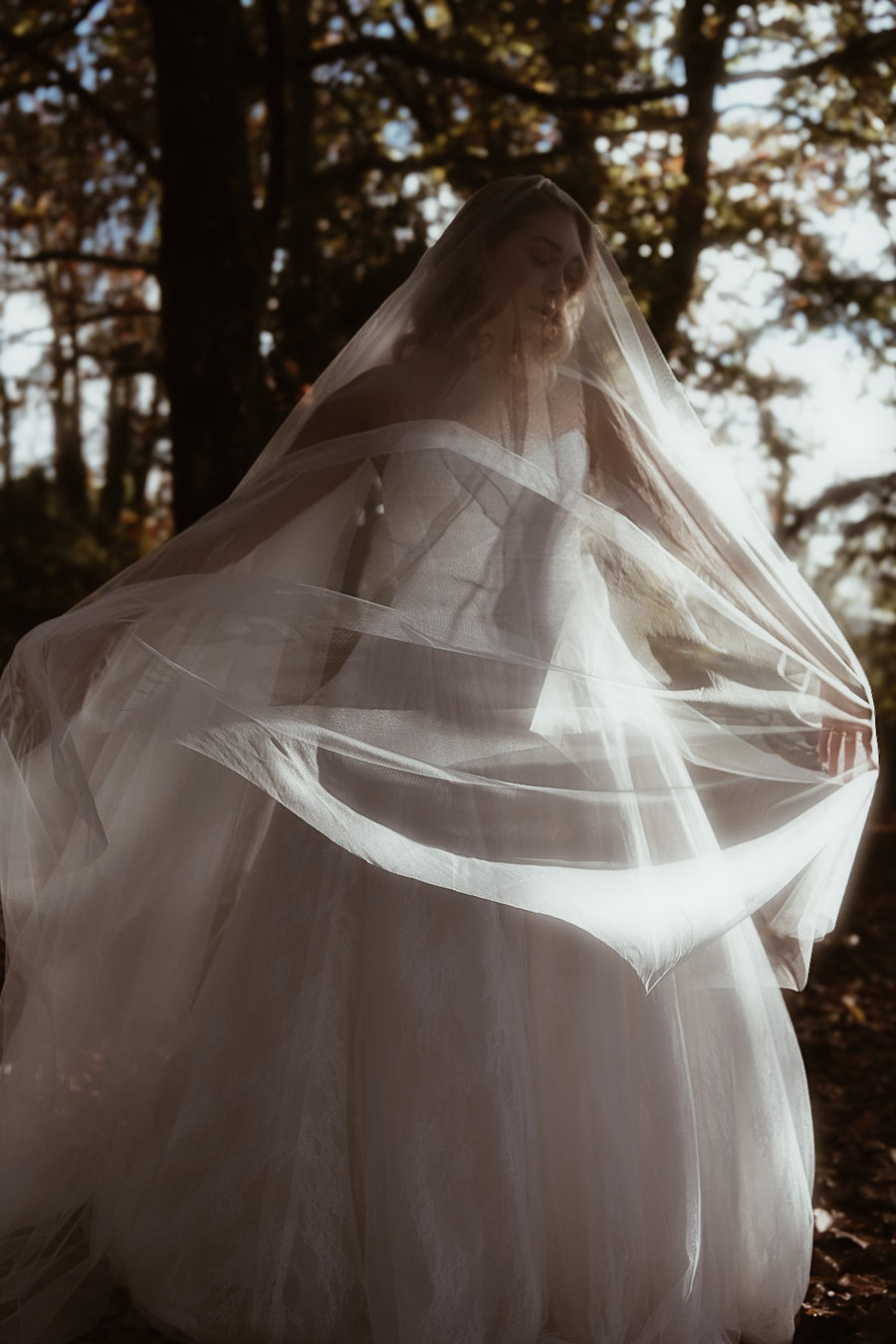 Long Blusher Tulle Veil