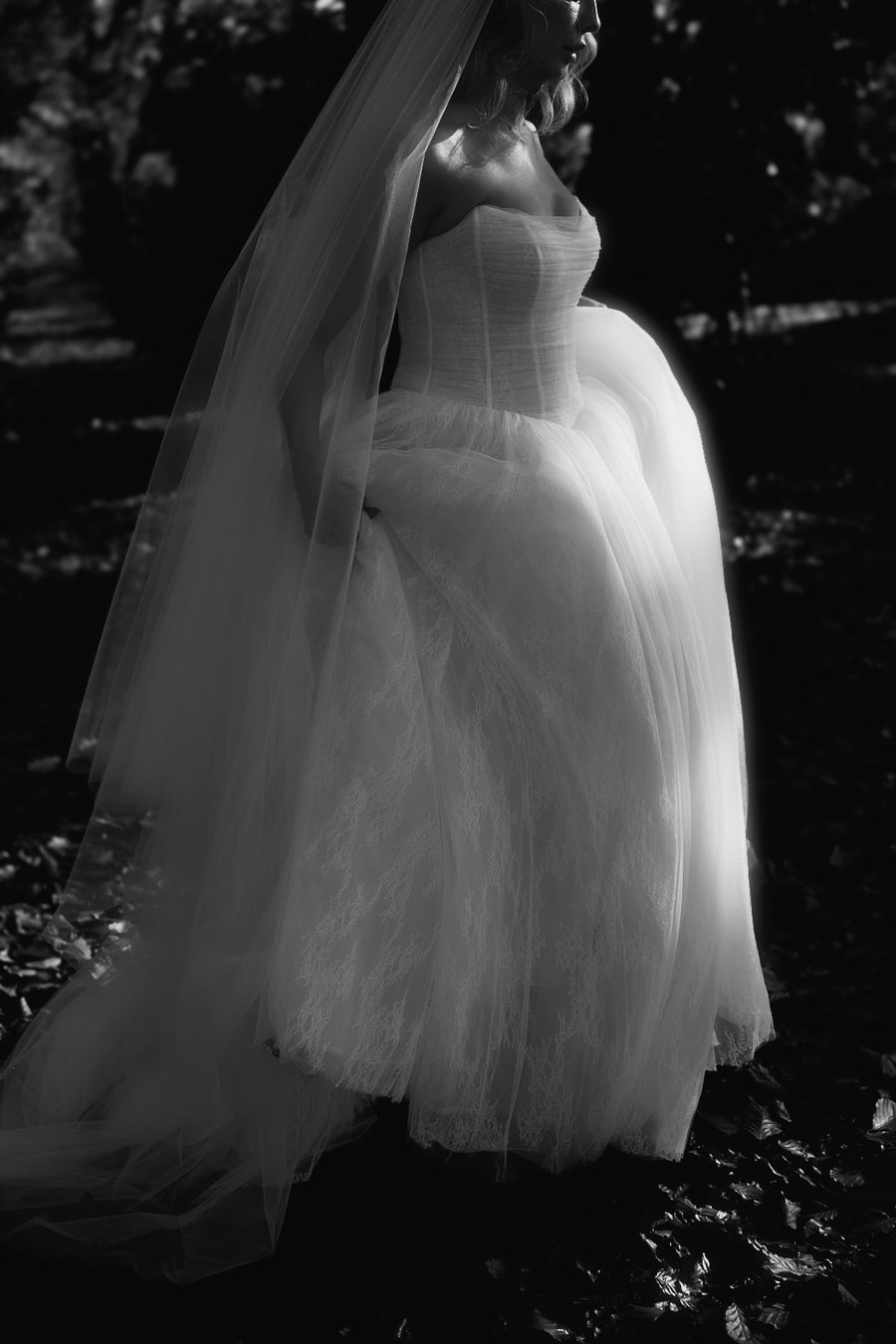 Long Blusher Tulle Veil
