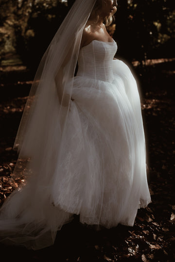 Long Blusher Tulle Veil