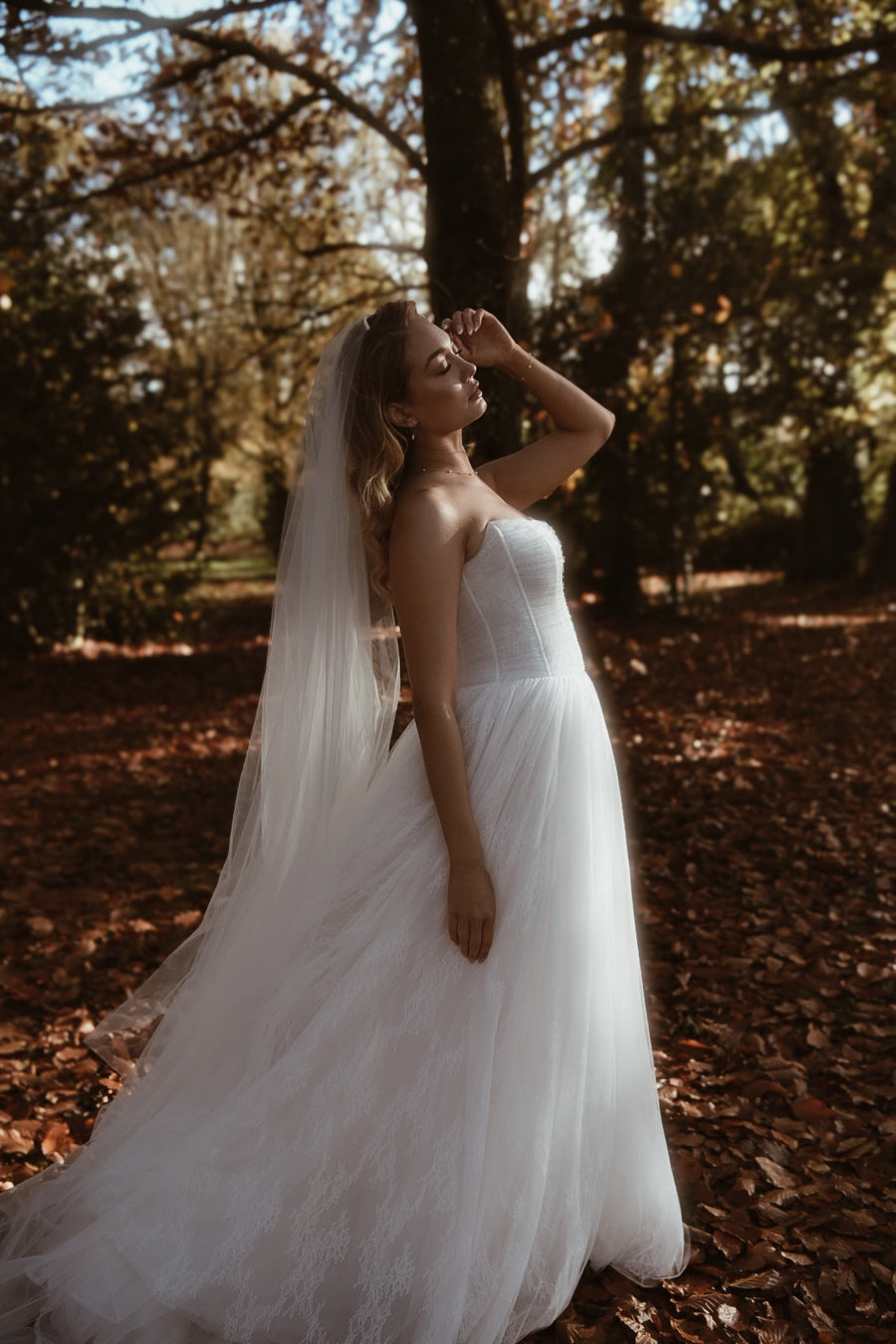 Long Blusher Tulle Veil